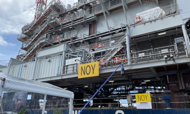 La sous-station de Yeu-Noirmoutier a quitté le quai des Chantiers de l’Atlantique