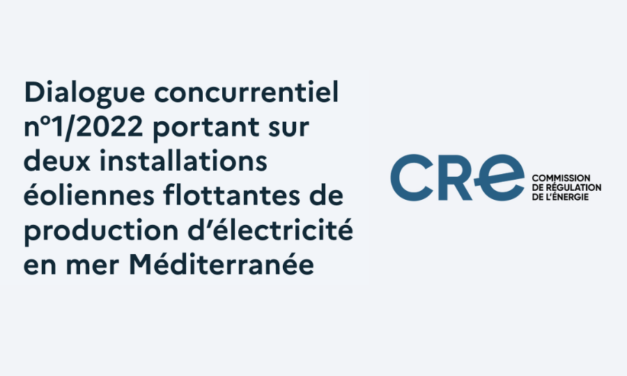 AO6 Éoliennes flottantes en Méditerranée : Dialogue concurrentiel date limite 16/08/2024