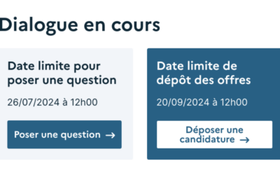 Jusqu’au 26 juillet 2024 à 12h : possibilité pour les Candidats de poser des questions