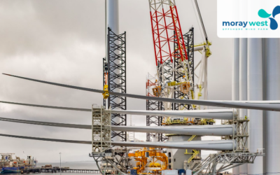 Moray West est en pleine installation