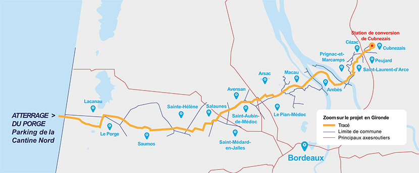 Interconnexion électrique Golfe de Gascogne France Espagne : le tribunal de Bayonne suspend le chantier mené par RTE