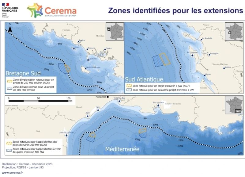 AO9 Méditerranée – Sud Bretagne et Sud Atlantique : 12 concurrents sont sélectionnés pour 4 zones
