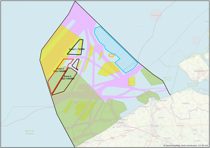 Coup d’envoi de l’appel d’offres pour un parc éolien de 700 MW en mer du Nord belge