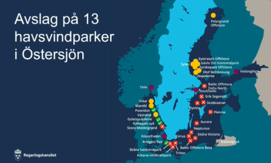 Suède : Nej pour 13 parcs éoliens en mer sur 24 envisagés – 1
