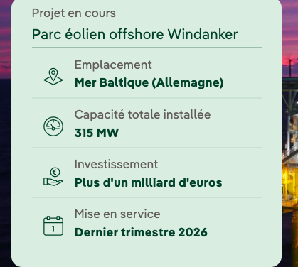 Iberdrola cède à Kansai, 49 % d&rsquo;un parc éolien offshore développé en Allemagne