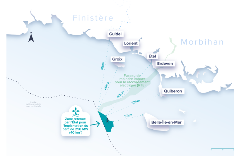 Eolien flottant en Bretagne Sud : RTE a choisi Jan De Nul et Hellenic Cables