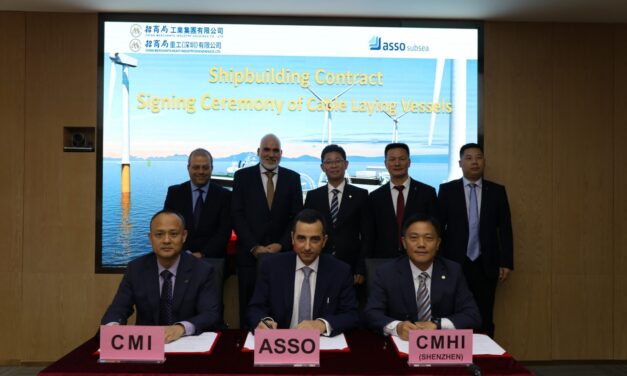 Navire câblier : Asso.Subsea signe avec China Merchants Heavy Industry pour la construction d&rsquo;un nouveau navire de pose de câbles