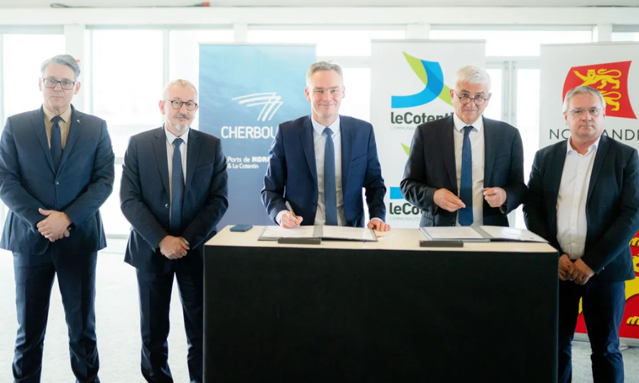 Port de Cherbourg : Le Cotentin investit €10 millions et s’adapter à l’éolien flottant