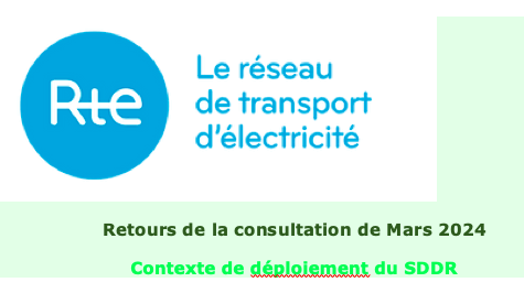 Consultation publique lancée en mars 2024 par RTE sur le SDDR : les réponses – 4
