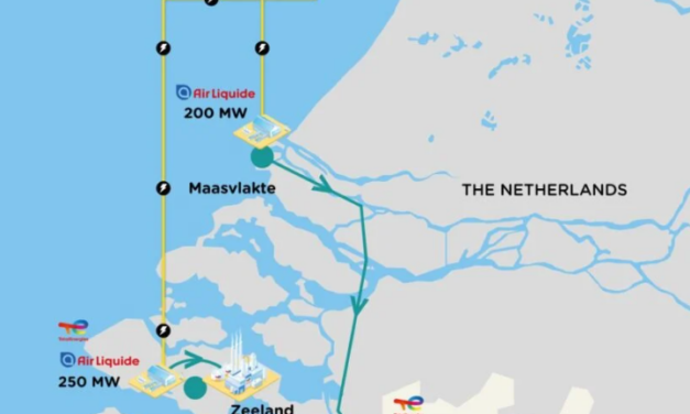 Hydrogène vert : TotalEnergies et Air Liquide lancent un projet d’électrolyseur provenant en majorité du parc OranjeWind