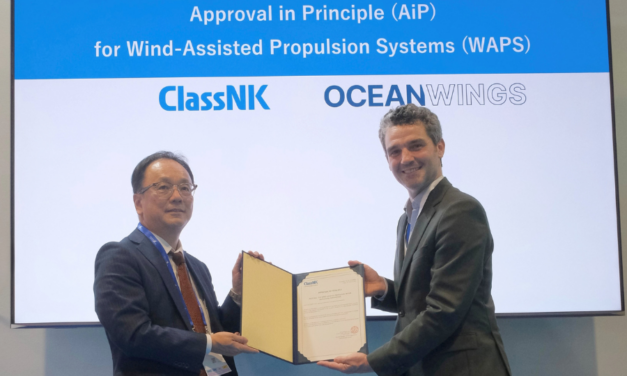 Vélique : OceanWings reçoit l’AiP de la ClassNK Nippon Kaiji Kyokai