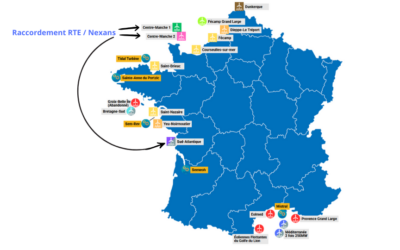 Centre Manche 1 & 2 et d’Oléron : RTE passe sa commande à Nexans pour la fourniture de câbles haute tension