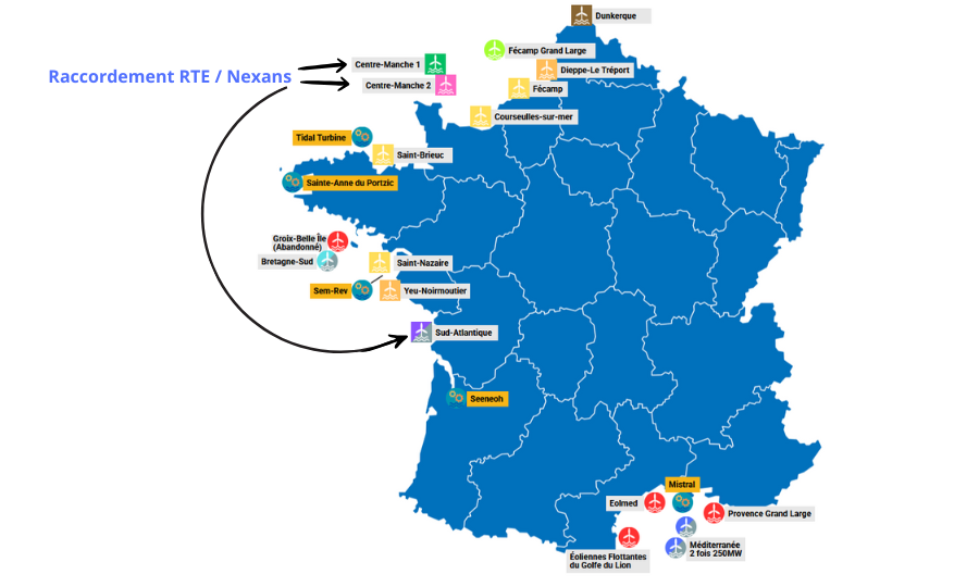 Centre Manche 1 & 2 et d’Oléron : RTE passe sa commande à Nexans pour la fourniture de câbles haute tension