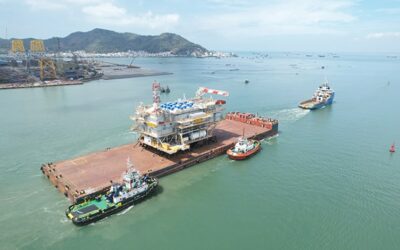 La 2ème sous-station a pris le cap d’Hai Long pour son installation