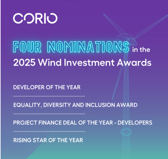 Corio Generation recentre ses activités mondiales pour affronter le marché actuel de l&rsquo;éolien offshore