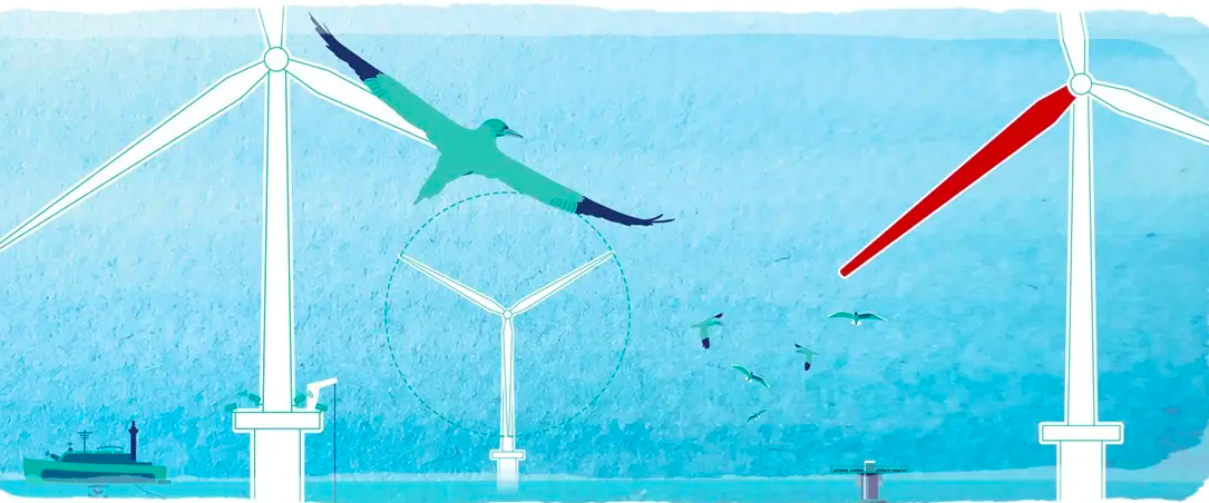 Vestas et Ecowende testent des lames rouges à Hollandse Kust West