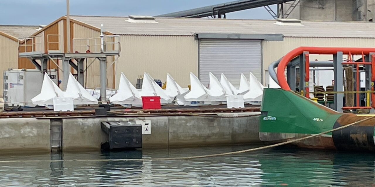 Les ancres et les lignes d’ancrage de la ferme pilote EFGL d’Ocean Winds et de la Banque des territoires