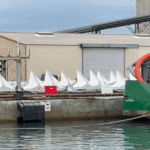Les ancres et les lignes d’ancrage de la ferme pilote EFGL d’Ocean Winds et de la Banque des territoires