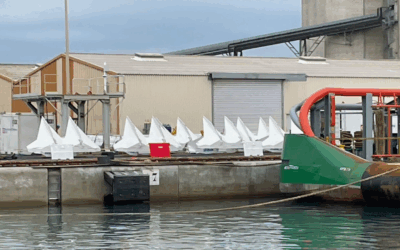 Les ancres et les lignes d’ancrage de la ferme pilote EFGL d’Ocean Winds et de la Banque des territoires