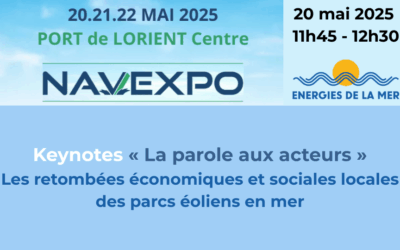Navexpo : spécial Keynotes sur les retombées locales et sociales des parcs éoliens en mer