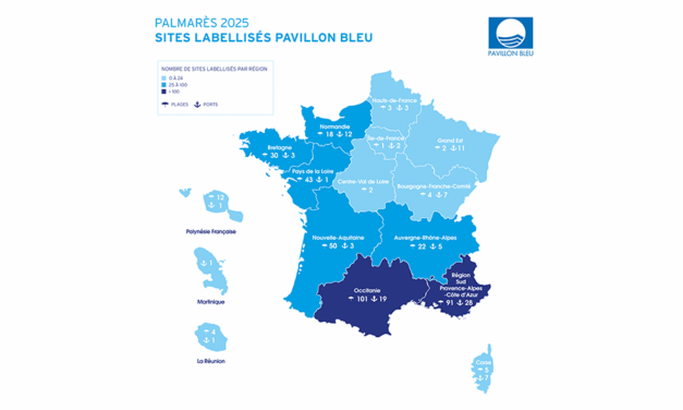Le Pavillon Bleu dévoile son palmarès : près de 500 plages et ports décrochent le label !