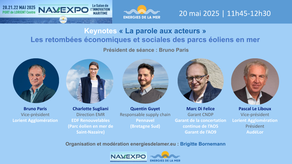 Retombées socio-économiques des parcs éoliens en mer pour les collectivités : « La parole aux acteurs »