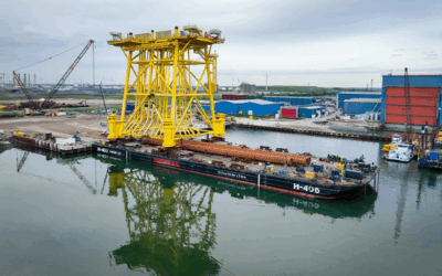 Equans, Smulders chargent la partie supérieure de la sous-station Hollandse Kust West Beta