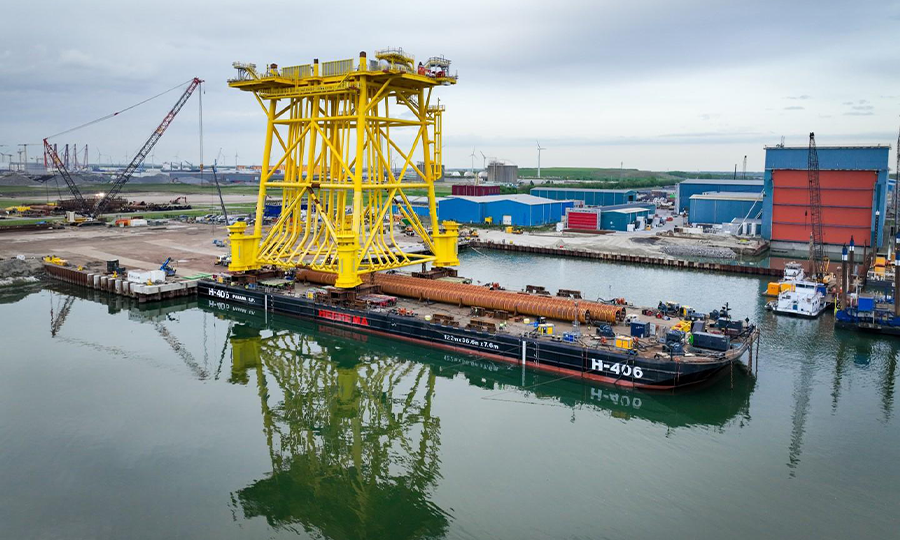 Equans, Smulders chargent la partie supérieure de la sous-station Hollandse Kust West Beta