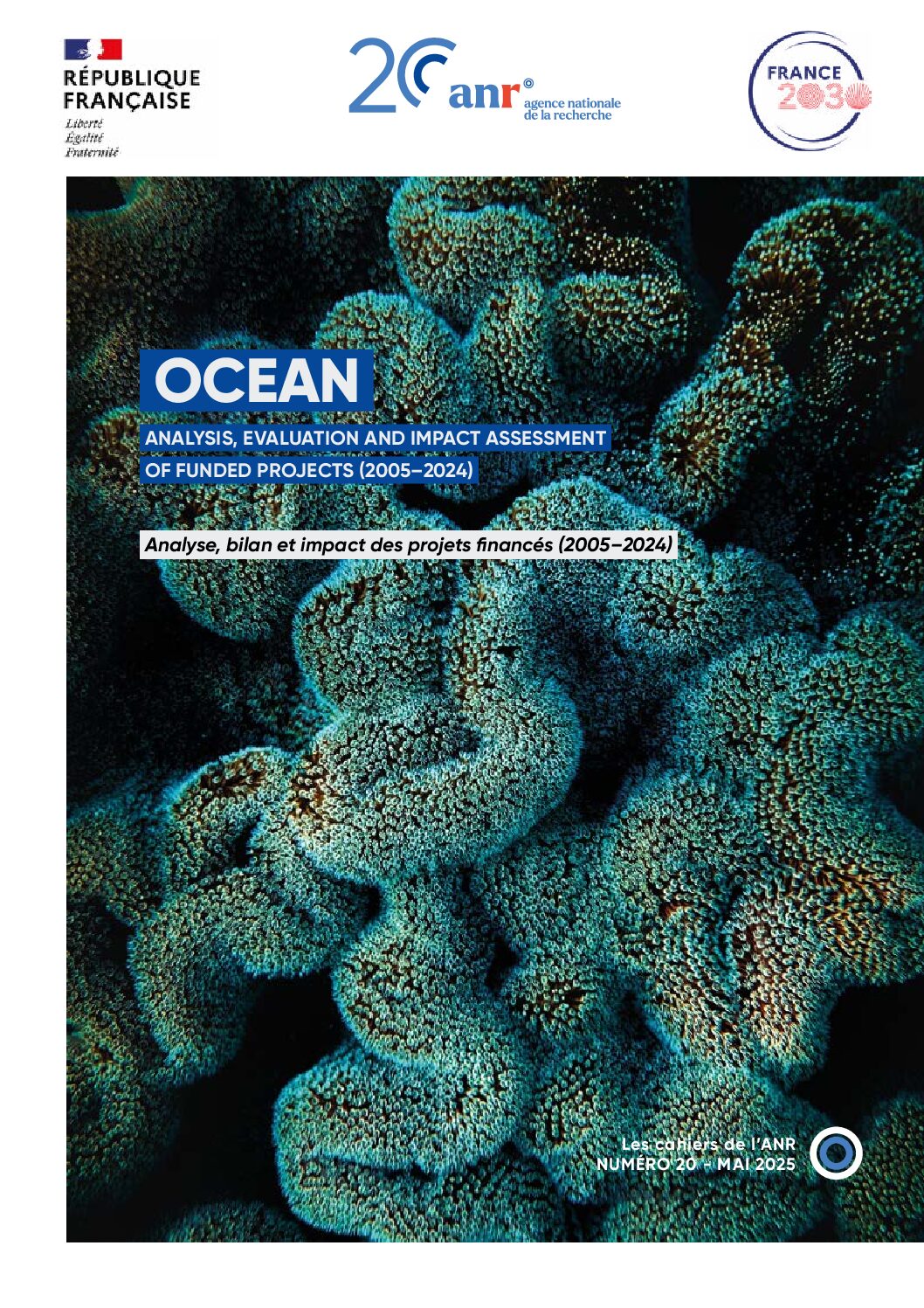 ANR : Bilan de 20 ans de financement et d’innovation scientifique dans le champ de la recherche océanique