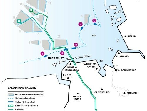 Amprion obtient l&rsquo;approbation pour les connexions au réseau BalWin1 et BalWin2