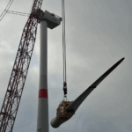 EFGL : la première pale de la nacelle Vestas de 10 MW est en cours d’assemblage