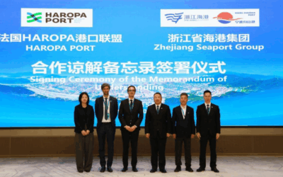 HAROPA Port et Ningbo-Zhoushan s’associent pour promouvoir le transport maritime vert