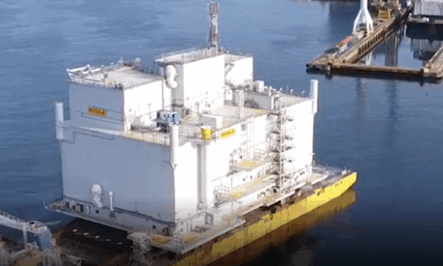 La partie supérieure de la station de conversion offshore Hornsea 3 arrive en Norvège pour l&rsquo;équipement final