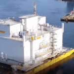 La partie supérieure de la station de conversion offshore Hornsea 3 arrive en Norvège pour l’équipement final