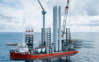 Baltic Power : La première turbine Vestas a été installée par Wind Osprey de Cadeler