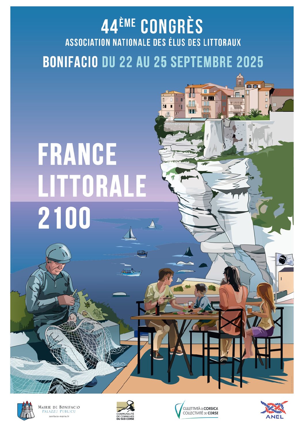 Le 44ᵉ Congrès de l&rsquo;ANEL se tiendra du 22 au 25 septembre 2025, à Bonifacio, en Corse