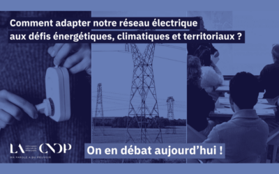 « Branché sur demain : le réseau électrique en débat », c’est le titre du débat public sur le Schéma directeur de développement du réseau de RTE