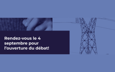 1ère date à ne pas manquer pour le Débat public sur le Schéma directeur d’investissement de RTE organisé par la CNDP
