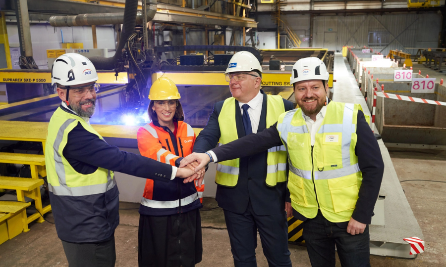 Lancement de la production des structures secondaires en acier de Baltica 2