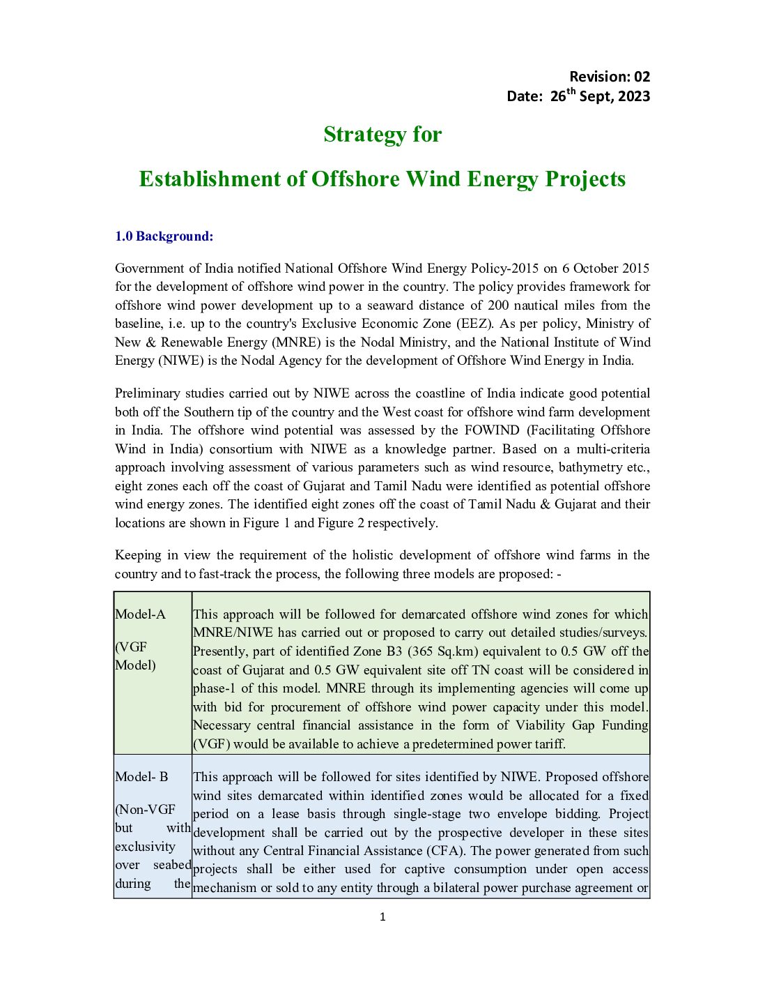 La Solar Energy Corporation of India (SECI) a annulé deux appels d&rsquo;offres éoliens offshore