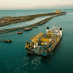La première section du câble d’exportation quitte Blyth