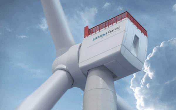 La moitié des 100 éoliennes offshore Siemens Gamesa de Sofia sont équipées de lames recyclables.