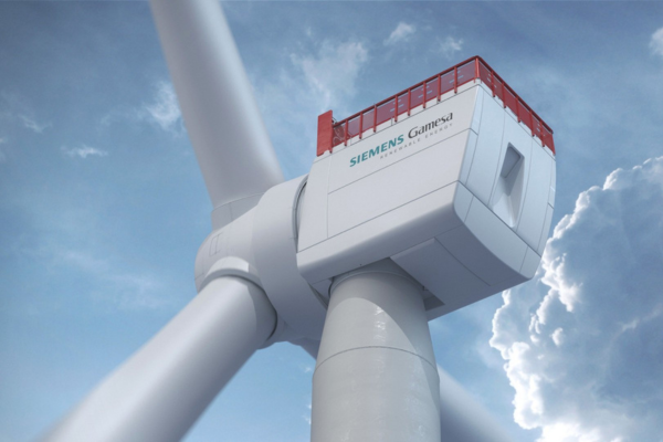 La moitié des 100 éoliennes offshore Siemens Gamesa de Sofia sont équipées de lames recyclables.