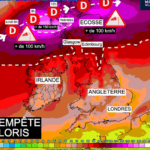 Une vidéo spectaculaire : La tempête Floris apporte des vents de 160 km/h