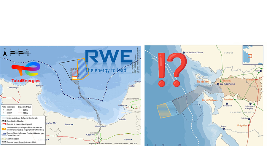 L&rsquo;État officialise l&rsquo;attribution de la zone Centre Manche 2 et constate, qu&rsquo;en définitive il n&rsquo;y a plus de candidat pour Oléron