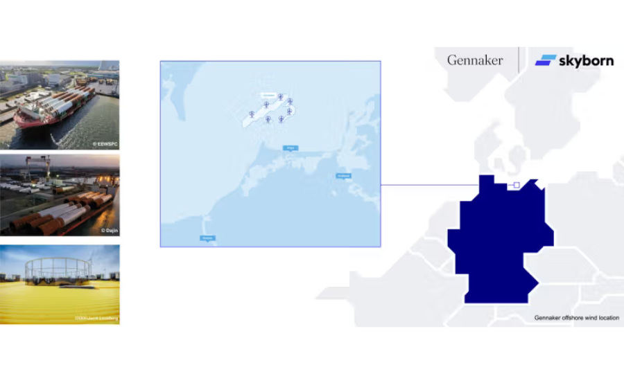 Skyborn a sécurisé tous les principaux entrepreneurs pour le parc éolien offshore Gennaker