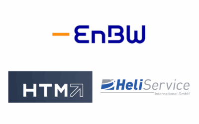 HTM Helicopter Travel Munich et HeliService sont choisis par EnBW pour ses parcs éoliens en mer du Nord allemande