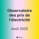 Observatoire des prix de l’électricité en Août 2025