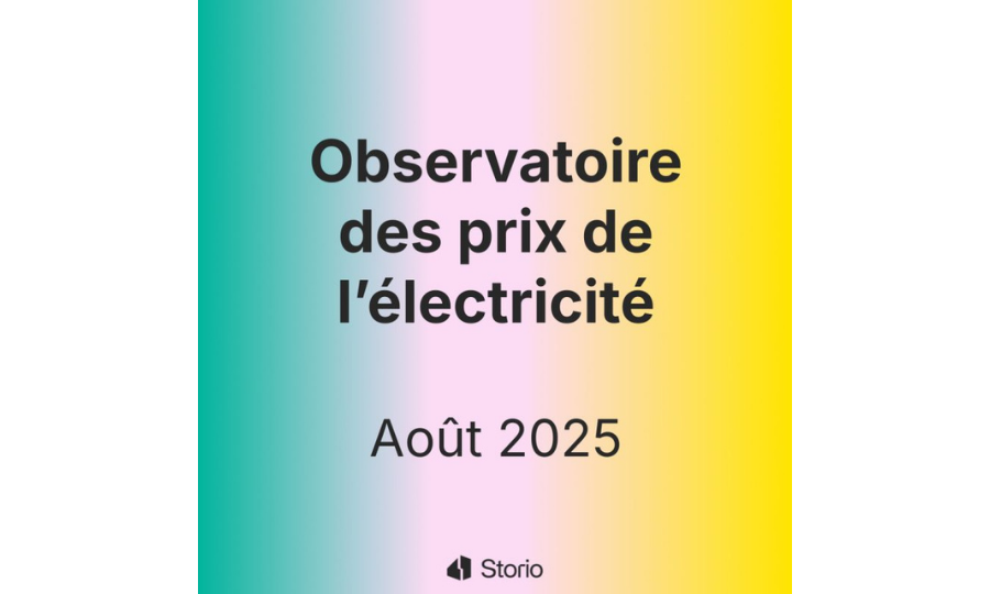 Observatoire des prix de l’électricité en Août 2025