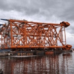 Sarens : Chargement d’une jacket de 11 500 tonnes sur le champ pétrolier Valhall PWP